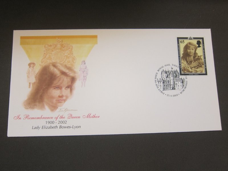 Great Britain 2002 Sc 2044-47 Royal family set FDC