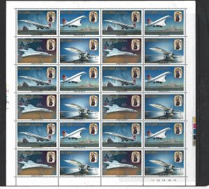 BAHRAIN   (P0208BB)  AIRPLANES  SHEET  SG 232A  MNH 