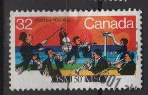 Canada 1984 Scott 1010 used, 32c Montreal Symphony Orchestra