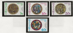 MALAWI Sc 264-7+267a NH issue of 1975 - CHRISTMAS 