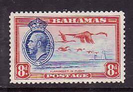 Bahamas-Sc#96- id9-unused no gum KGV-Birds-Flamingos-1935-