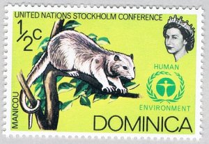 Dominica 337 Unused Common Opossum 1972 (BP71818)