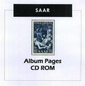 Saar  - Stamp Album 1920-1959 Color Illustrated Album Pages CD-ROM