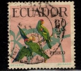 Ecuador - #751B Birds - Used