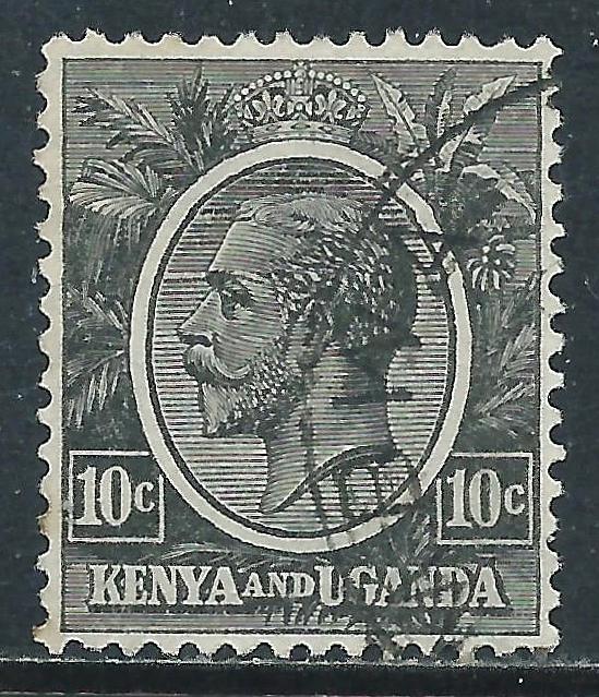 Kenya, Uganda & Tanganyika, Sc #22, 10c Used