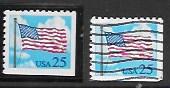 US #2285A  MNH & Used. Booklet Flag & Clouds