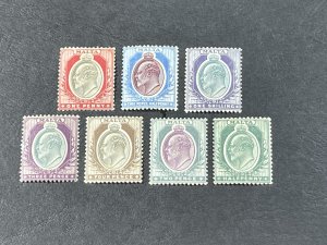 MALTA # 21-27---MINT/HINGED---COMPLETE SET---1903-04