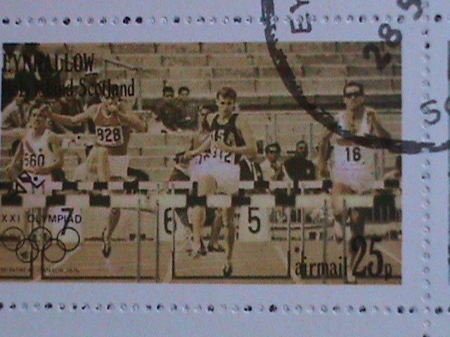 ​SCOTLAND-EYNHALLOW-1976 21ST OLYMPIC GAMES-MONTREAL CTO SHEET VF-EST.$10