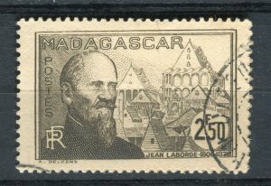 FRENCH COLONIES; MADAGASCAR early 1938 Laborde issue used 2.50F.