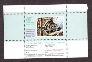 Canada Duck Stamp  Scott # FWH7  MNH  1991  CV = $ 11.00   Lot 190123