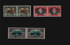 South Africa 1939 Sc B9-11 set MNH