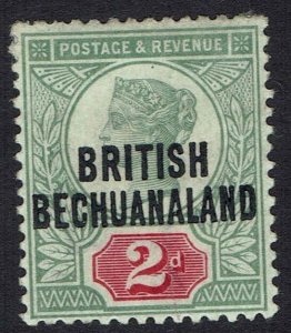 BECHUANALAND 1891 QV GB 2D