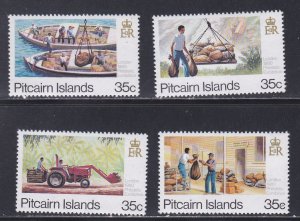 Pitcairn Islands # 192a-192d, Pictorial Scenes, Mint NH, 1/2 Cat.