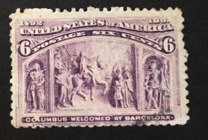 United States, US Sc. #235, used CV $25