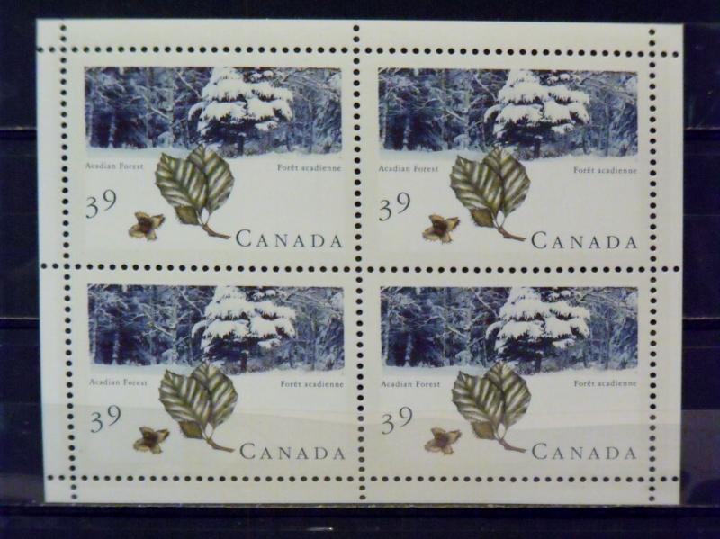 CANADA   S/S   MNH Scott # 1283a   Majestic Forests of Canada Acadian  CV$ 15.00