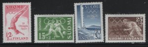 FINLAND  B110-B113   MINT NEVER HINGED  SET