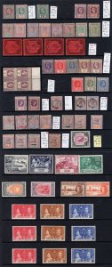 MOMEN: LEEWARD ISLANDS 1902/52 COLLECTION MINT OG NH/H CAT. £636 LOT #69119*