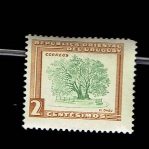 URUGUAY SCOTT#607 1954 OMBU TREE - MNH