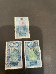 French Guinea sc 111,112,114 uhr