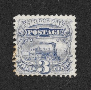 114 Unused, 3c. Pictorial, O.G,  scv: $225 Free Insured Shipping,