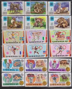 LIBERIA - Collection Of Mostly Used Stamps - Good Value - CV $65.00