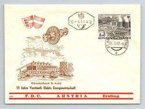 Austria 1962 FDC - 15 Years Nationalization - F12941