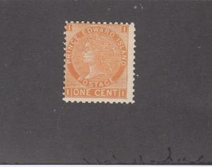 PRINCE EDWARD ISLAND # 11 MLH 1cts BROWN ORANGE QUEEN VICTORIA