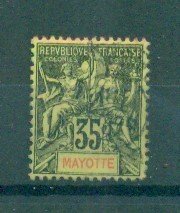 Mayotte  sc# 13 used cat value $8.00