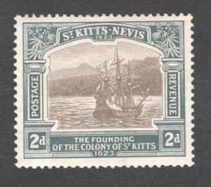 St. Kitts-Nevis, Scott #55   VF/XF, Unused, Original Gum, CV $4.25 ..... 6000032