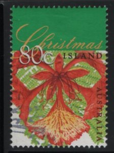 Christmas Island 1998 used Sc 414 80c Flame Tree - Tree Flowers of Christmas