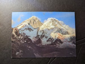 1983 Nepal Postcard Cover Signed German Mount Everest Expedition Kathmandu GPO