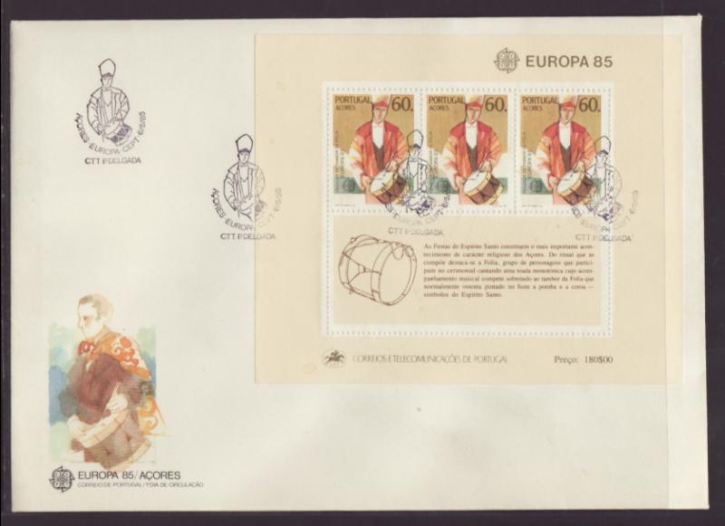 Azores 353a Europa 1981 U/A FDC