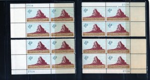 1191 New Mexico, MNH PB/4 set/4 (#27114)