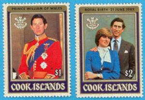 COOK ISLANDS 679-680  MINT LIGHTLY HINGED * NO FAULTS VERY FINE ! - T767
