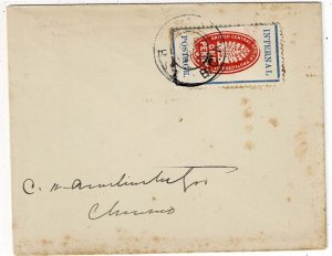 British Central Africa 1898 Tshiamo cancel on internal cover, SG 57a, Scott 59