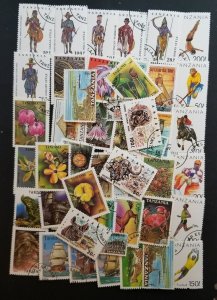 Tanzania Used and CTO Stamp Lot T3089