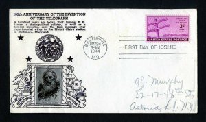 # 924 FDC addressed Crosby cachet from Baltimore, MD - 5-24-1944