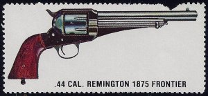 Remington 1875 Frontier .44 Cal. Revolver/Guns Cinderella / Poster Stamp Mint NH