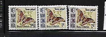 VIETNAM, J15-J17, HINGED, BUTTERFLY TYPE