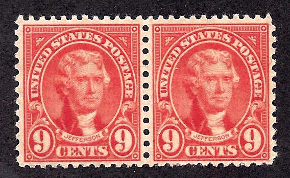 641 Mint,OG,NH... Pair... SCV $6.00