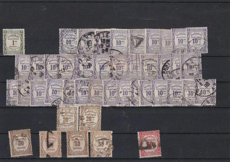 France USED Postage Due Stamps Ref 31735