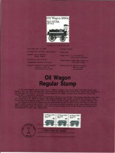 US SP682 Oil Wagon Souvenir Page #2130