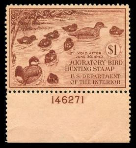 momen: US Stamps #RW8 Mint OG NH PSE Graded XF-SUP 95