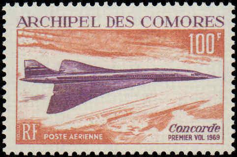 Comoro Islands #C29, Complete Set, Never Hinged