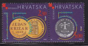Croatia 1999 Croation Coins Pair  VF/NH