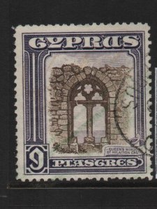 Cyprus KGV 1934 SG141 9 Piastres - used