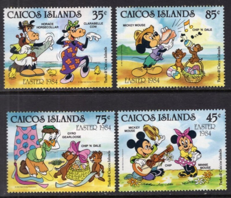 Caicos 42-45 Disney's MNH VF