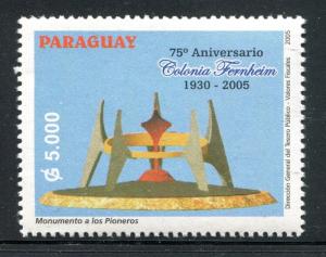 Paraguay 2772, MNH, Fernheim Colony 75th Ann, 2005. x31114