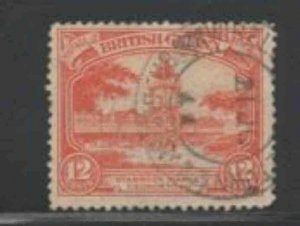 BRITISH GUINEA #215 1934 12c KING GEORGE V F-VF USED d