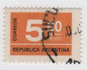 Argentina 1976 - Scott 1116 used - 5p, Numeral 